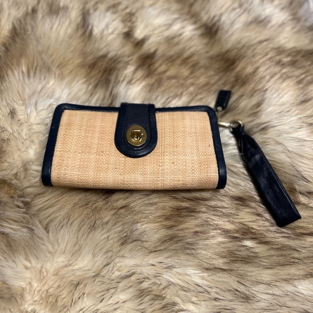 Coach navy blue Women's Clutch
